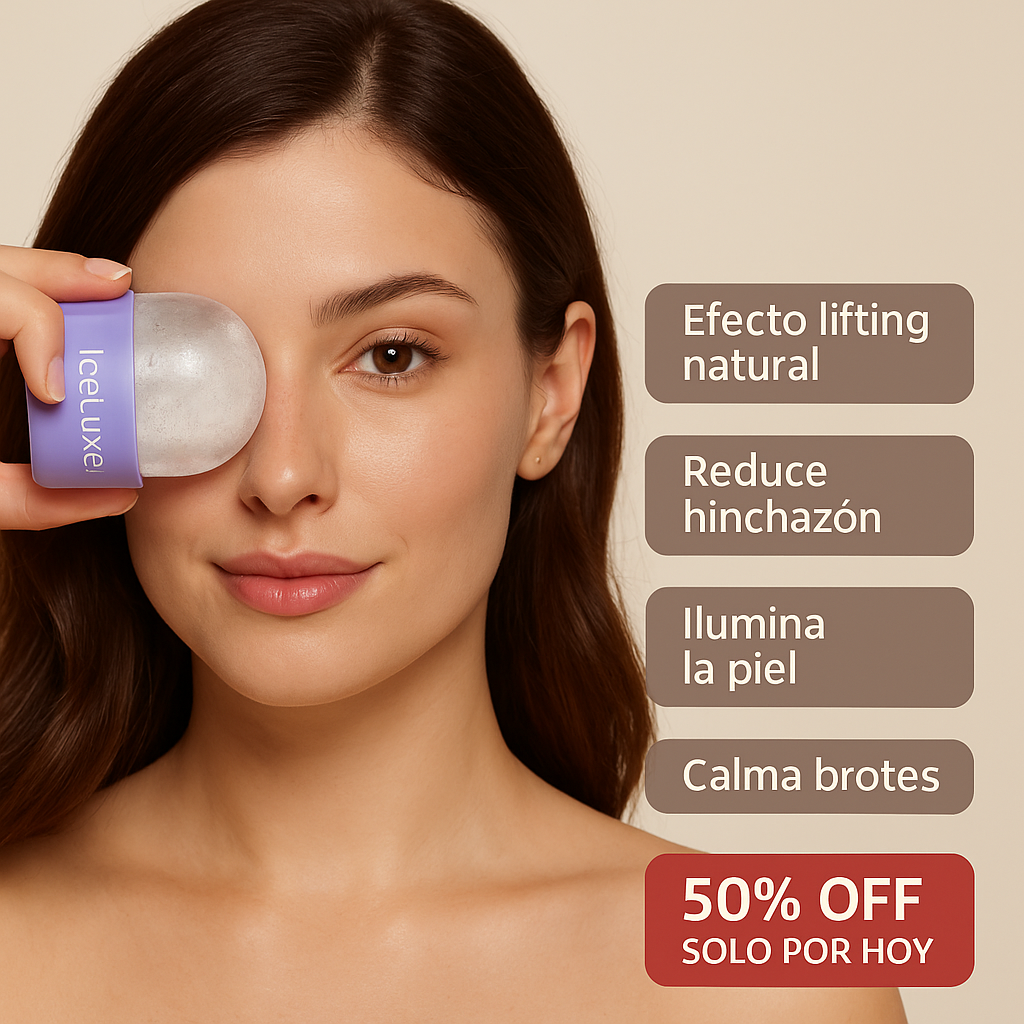 ✨50% OFF SOLO POR HOY | IceLuxe™ – El Masajeador de Hielo que Rejuvenece tu Piel❄️
