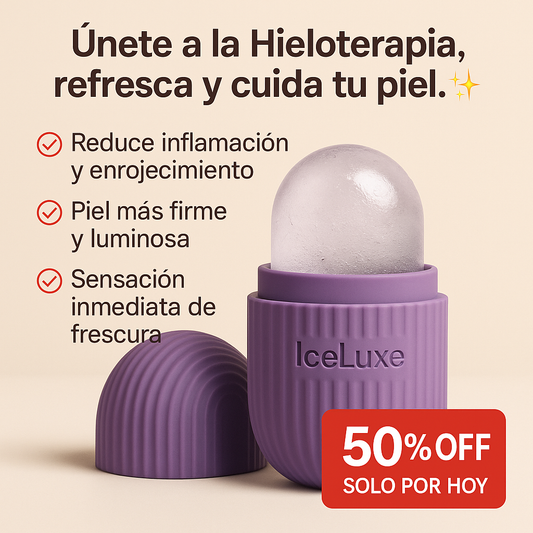 ✨50% OFF SOLO POR HOY | IceLuxe™ – El Masajeador de Hielo que Rejuvenece tu Piel❄️